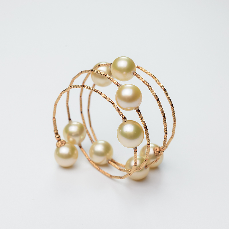 金色海水珍珠手链-红掌柜