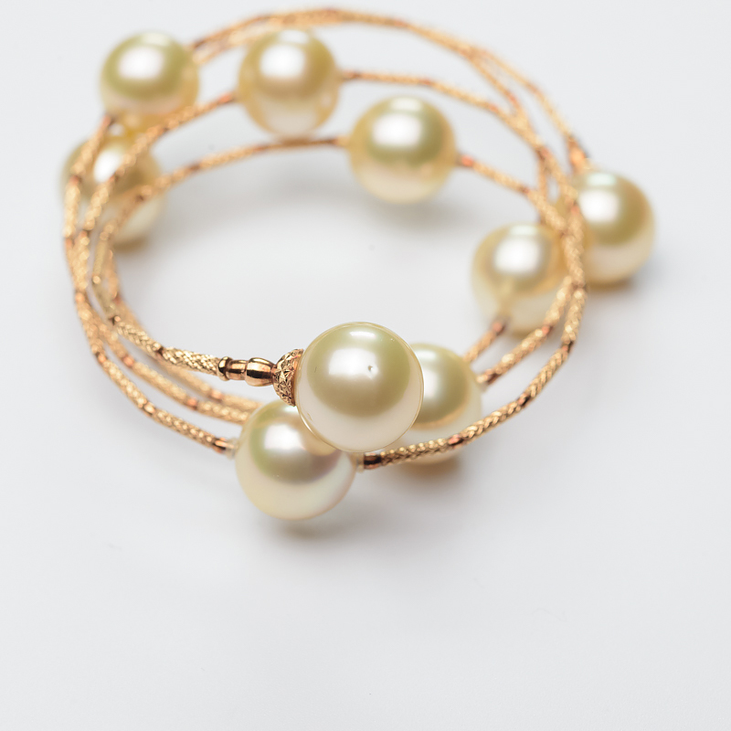 金色珍珠手链-红掌柜