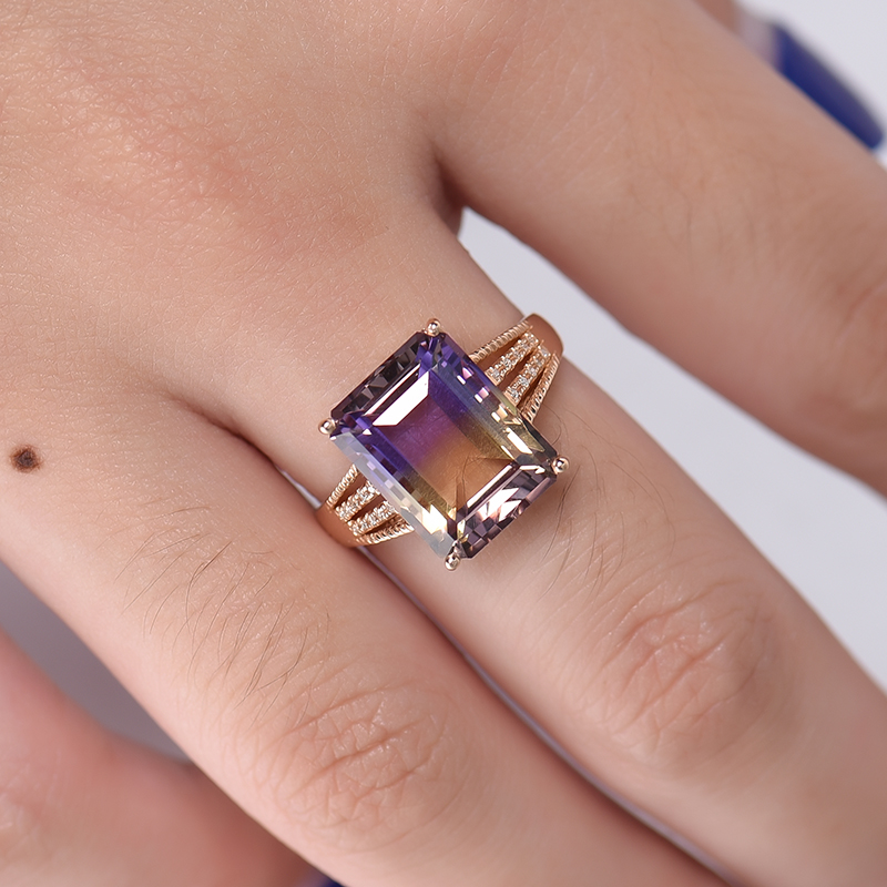 天然紫黄晶-红掌柜