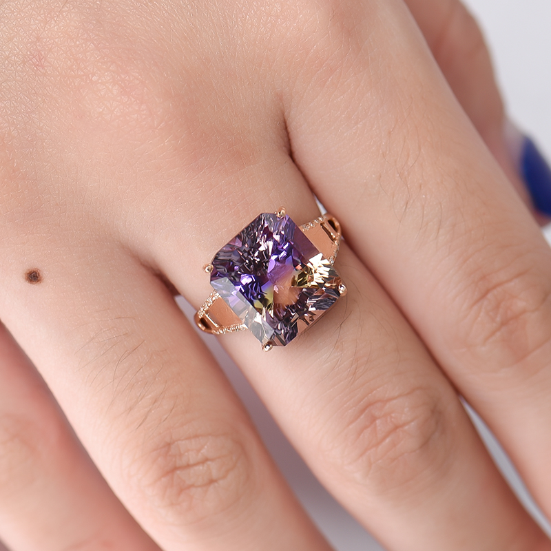 天然紫黄晶-红掌柜