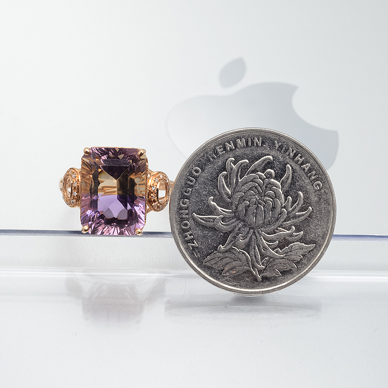 紫黄晶戒指 - 红掌柜