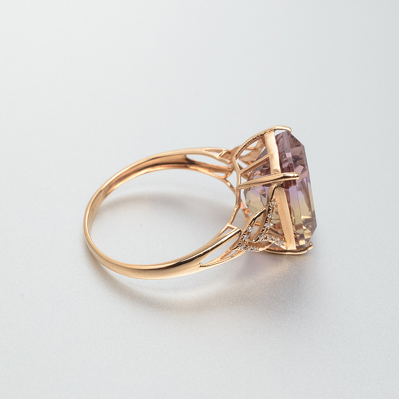 18K金紫黄晶戒指 - 红掌柜