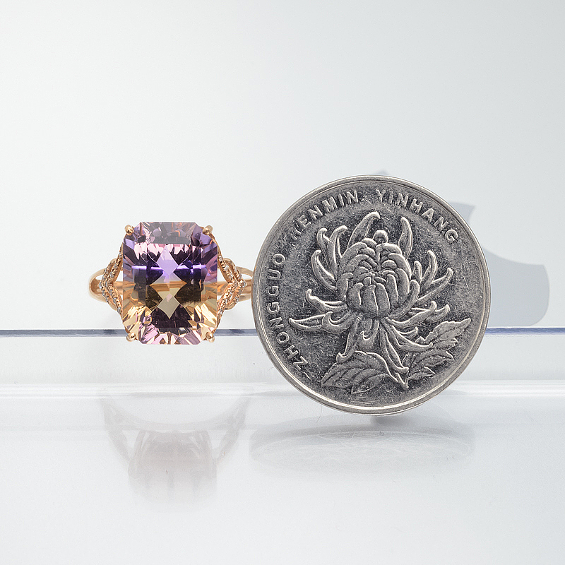 紫黄晶戒指 - 红掌柜