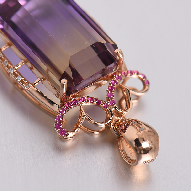 天然紫黄水晶-红掌柜