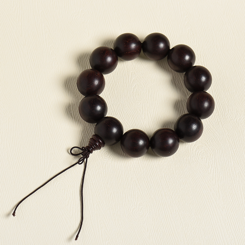 老料小叶紫檀佛珠-- 红掌柜