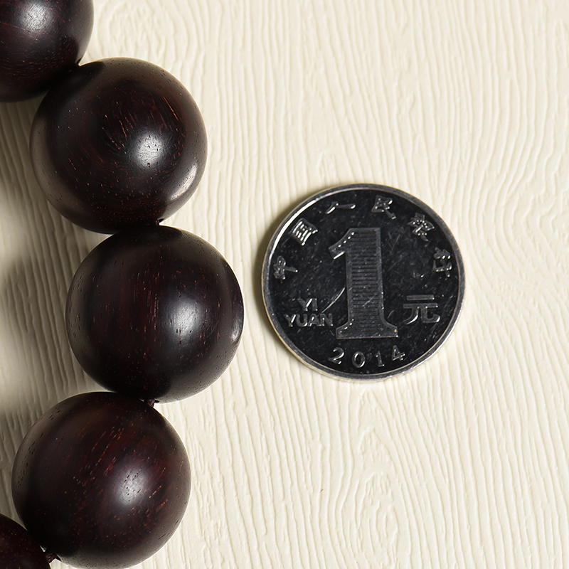 老料小叶紫檀念珠-红掌柜