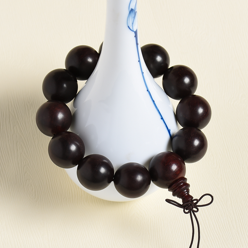 老料小叶紫檀手串-红掌柜