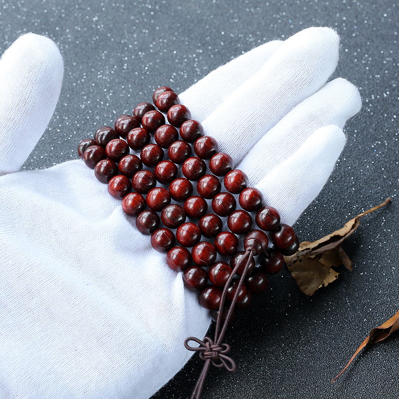 印度小叶紫檀手串-红掌柜