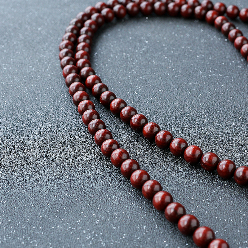 108老料小叶紫檀念珠-红掌柜