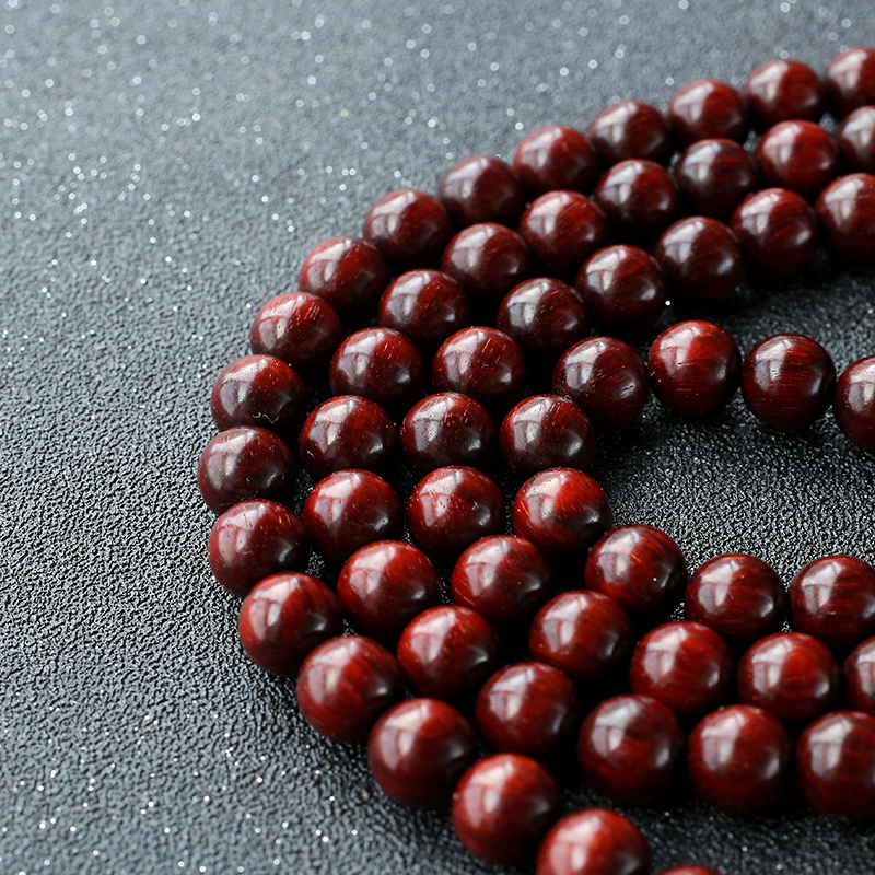 小叶紫檀佛珠-红掌柜