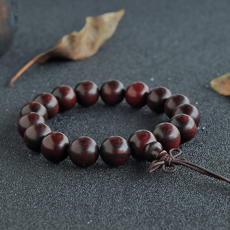 老料小叶紫檀手串-红掌柜