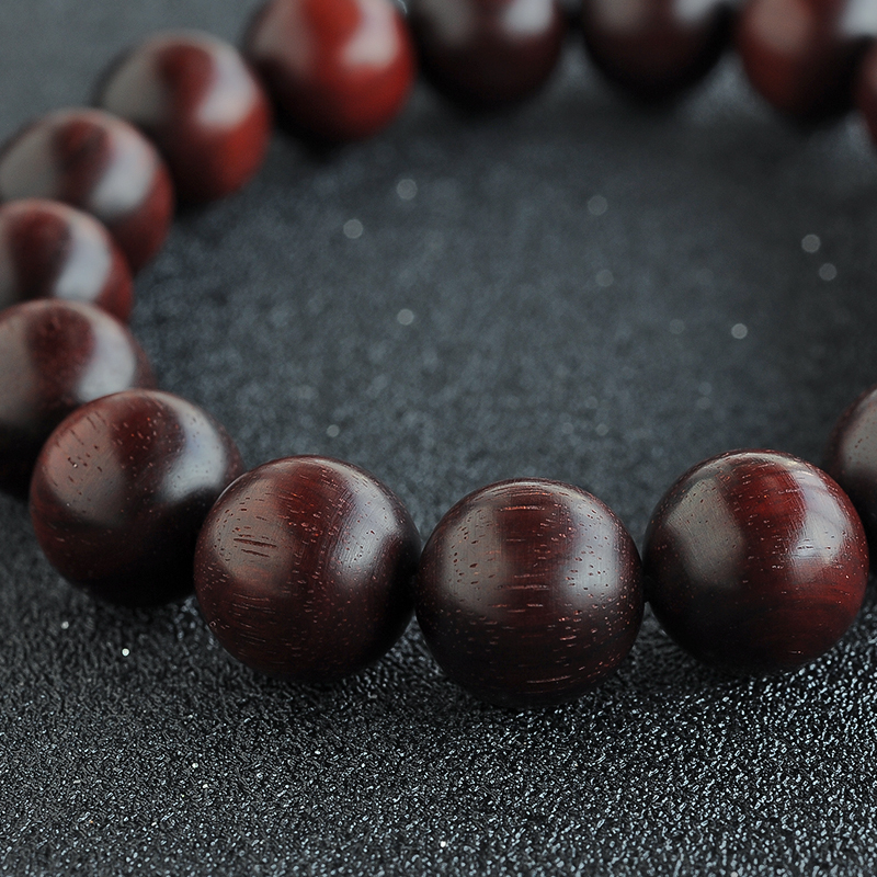 老料小叶紫檀手串-红掌柜