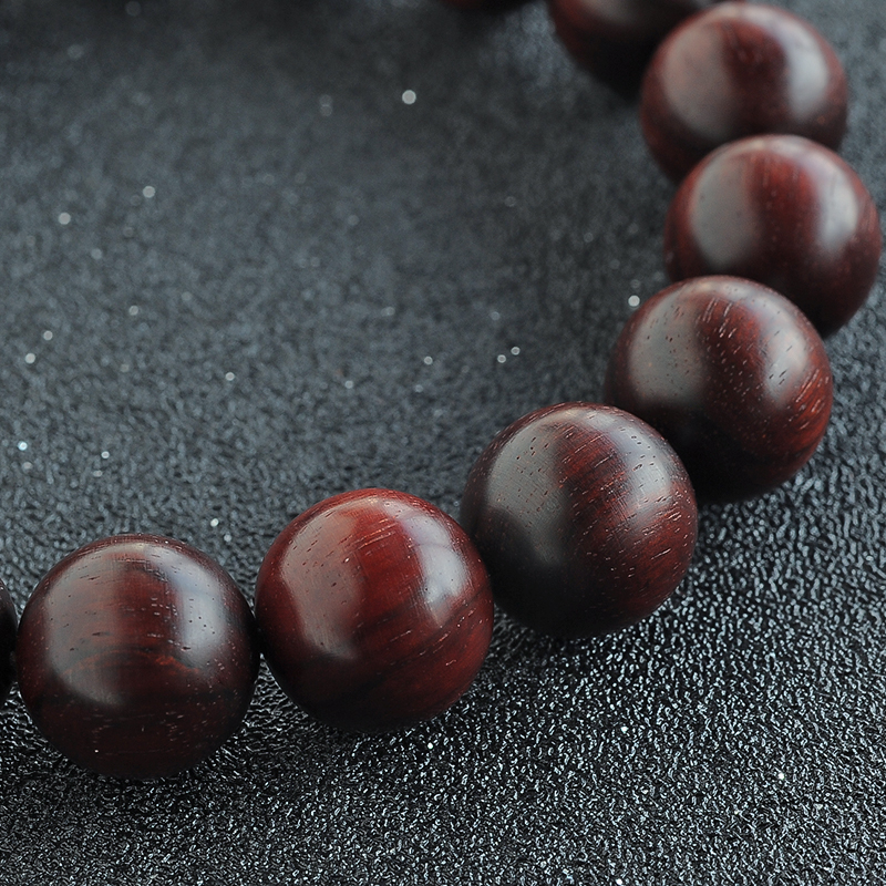 老料小叶紫檀手串-红掌柜