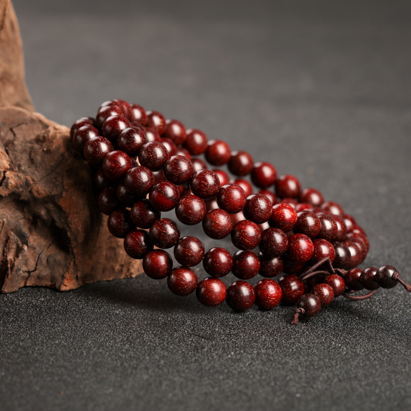 印度带星小叶紫檀多圈手串-红掌柜