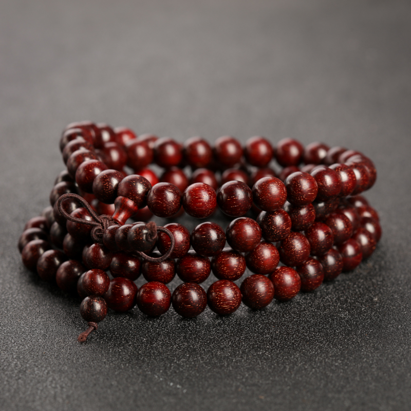 小叶紫檀多圈手串-红掌柜