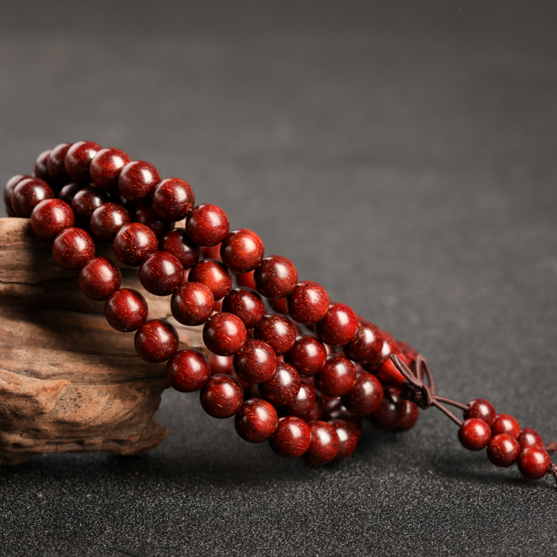 印度带星小叶紫檀多圈手串-红掌柜