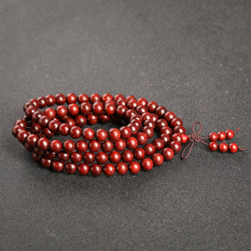 小叶紫檀多圈手串-红掌柜