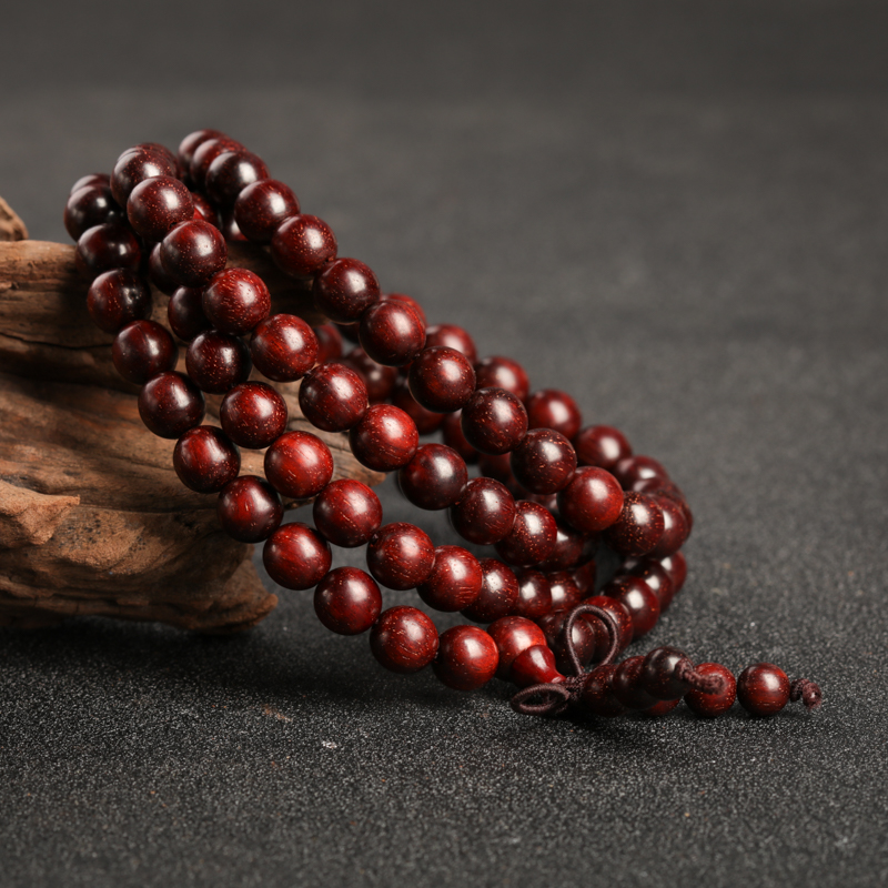 印度带星小叶紫檀多圈手串-红掌柜