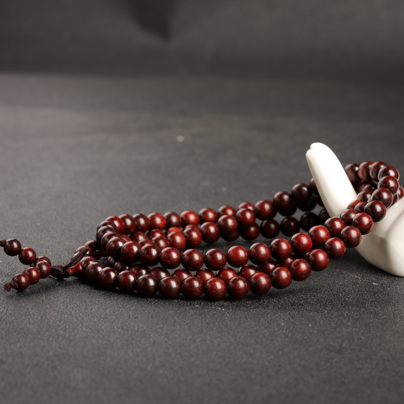 带星小叶紫檀多圈手串-红掌柜