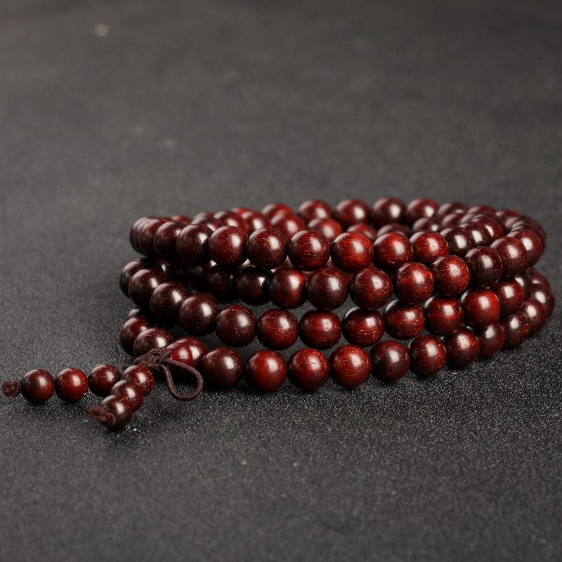 小叶紫檀多圈手串-红掌柜
