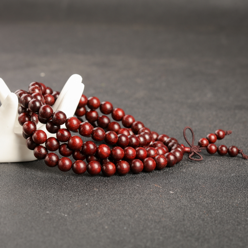 带星小叶紫檀多圈手串-红掌柜