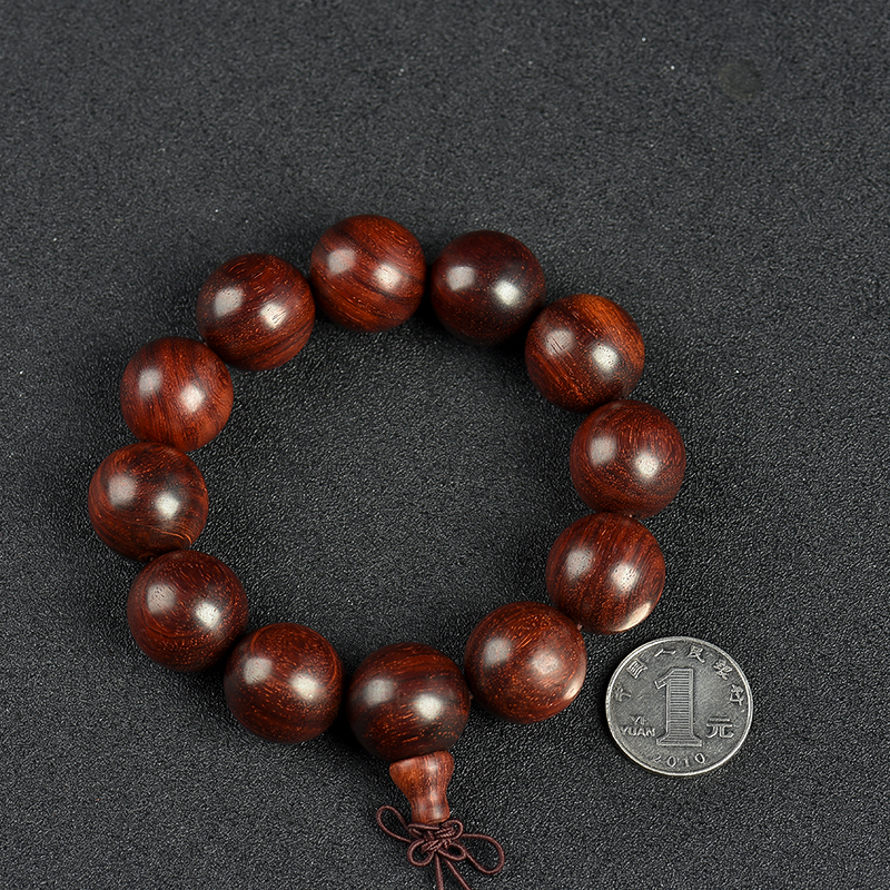 印度小叶紫檀单圈手串-红掌柜