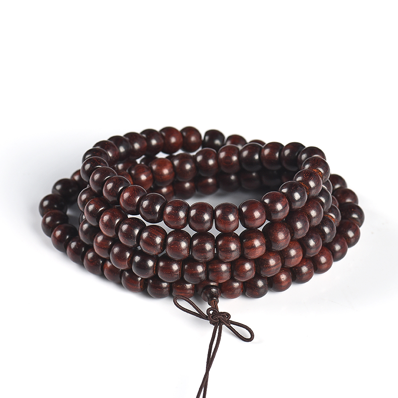 印度带星小叶紫檀108佛珠-红掌柜