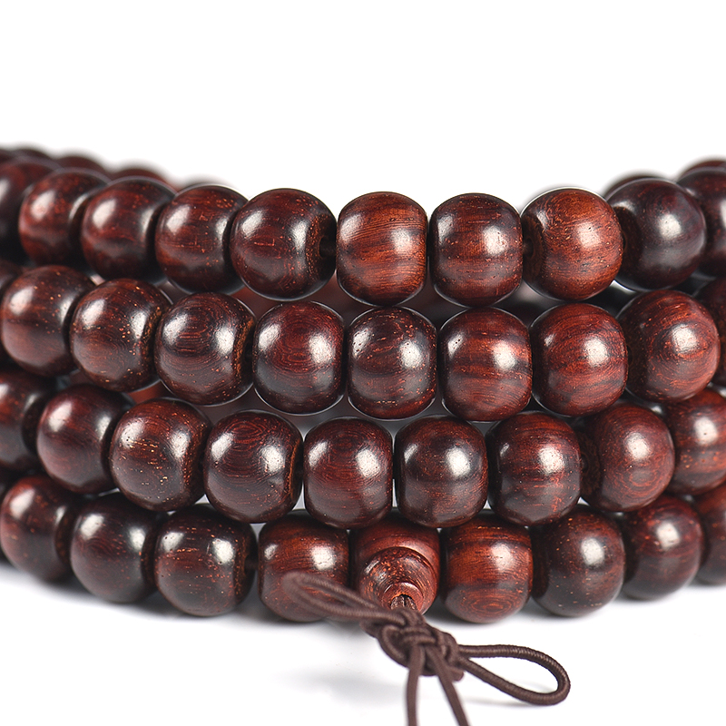 天然带星小叶紫檀108佛珠-红掌柜