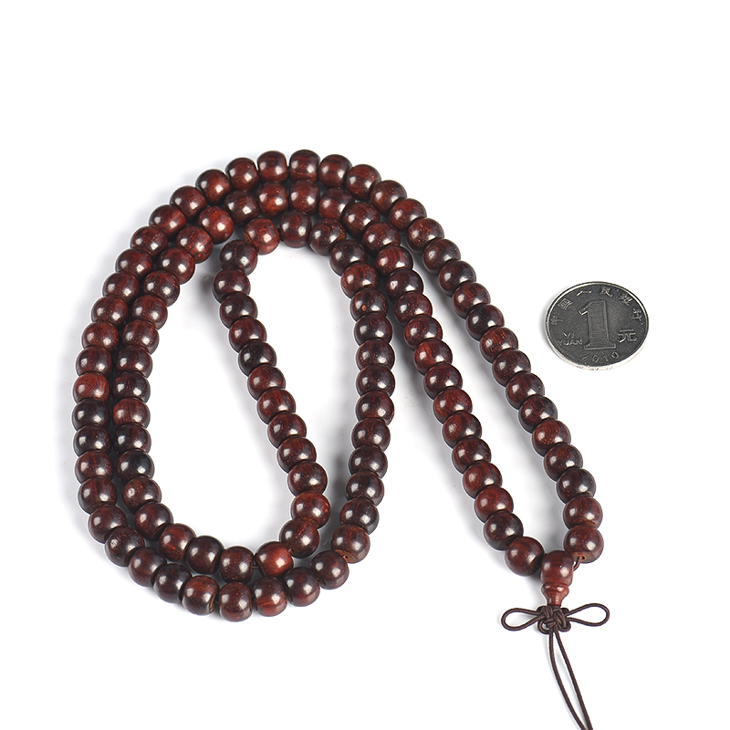 小叶紫檀佛珠-红掌柜