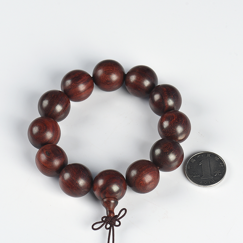 带星小叶紫檀单圈手串-红掌柜