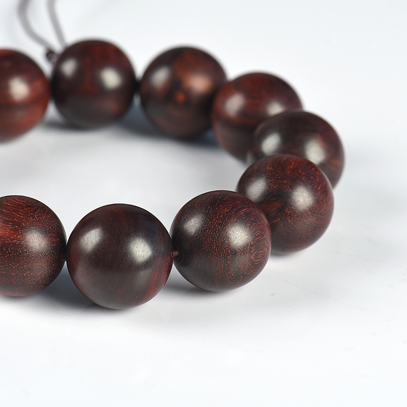 印度带星小叶紫檀单圈手串-红掌柜