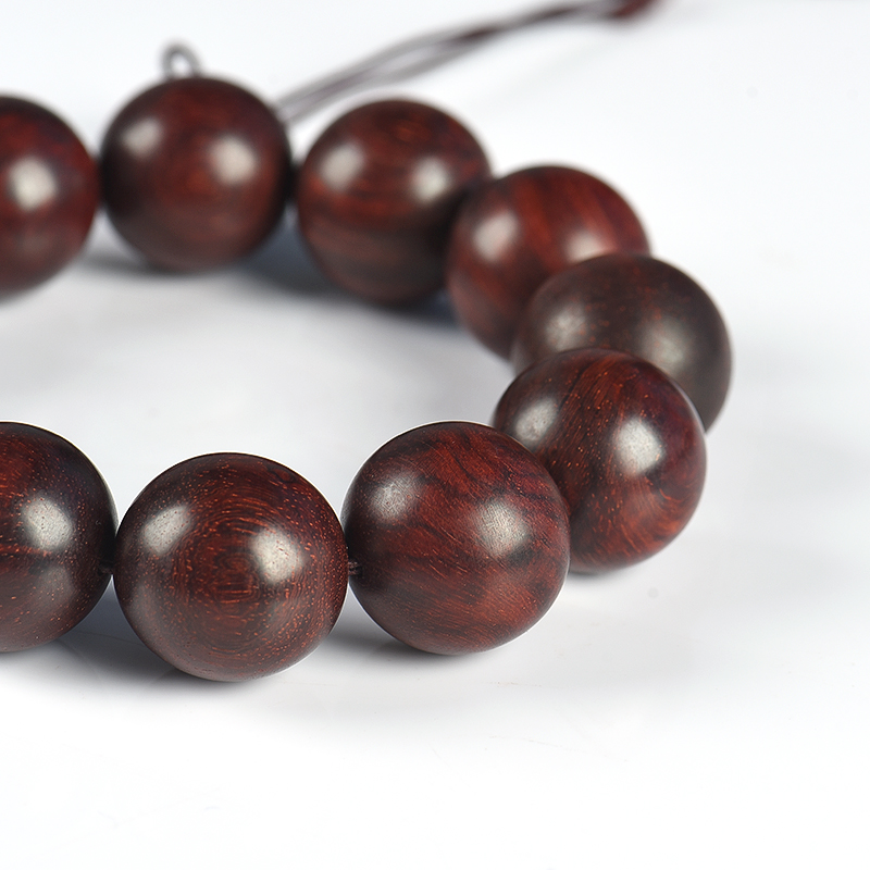印度带星小叶紫檀单圈手串-红掌柜