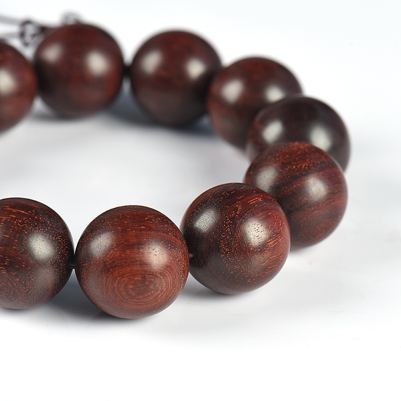 印度带星小叶紫檀单圈手串-红掌柜