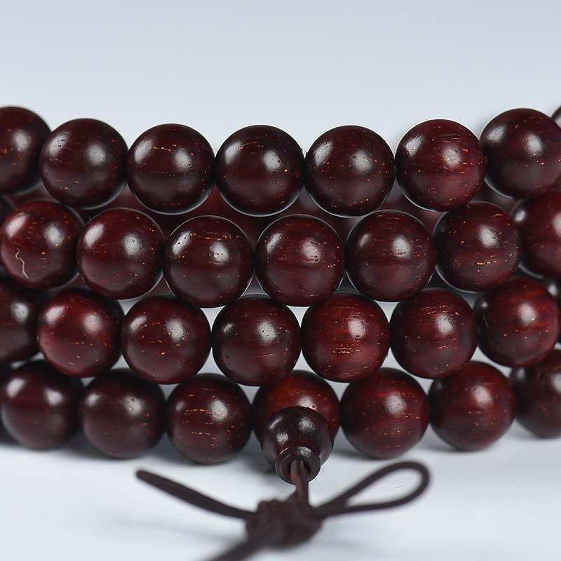 印度带星小叶紫檀108佛珠-红掌柜