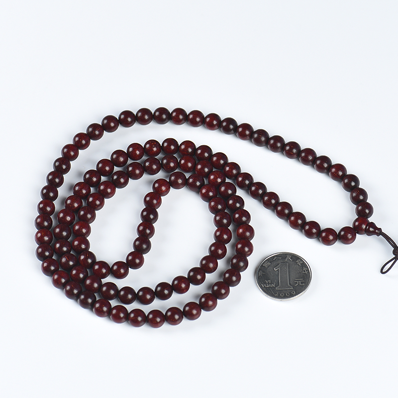 带星小叶紫檀佛珠-红掌柜