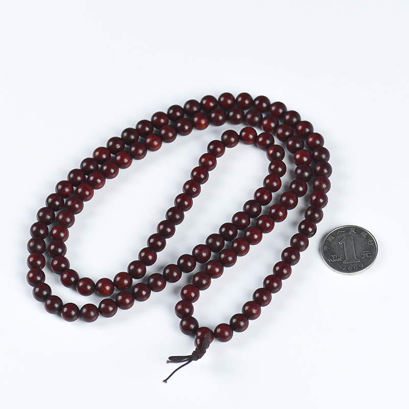 带星小叶紫檀佛珠-红掌柜