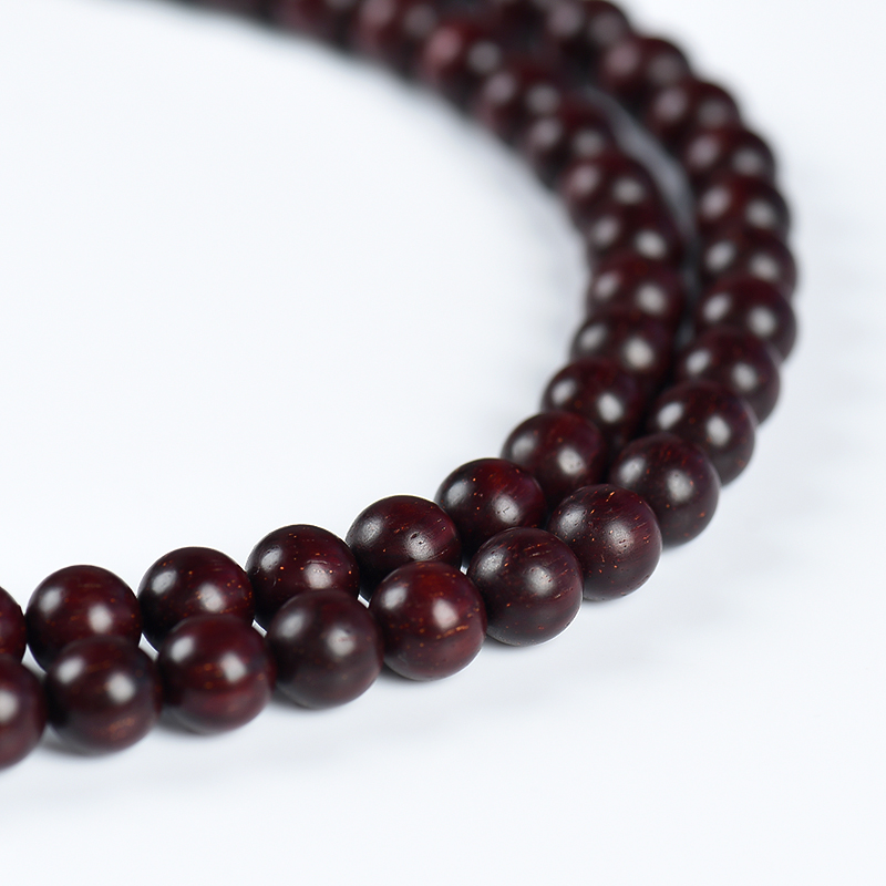 印度天然小叶紫檀108佛珠-红掌柜