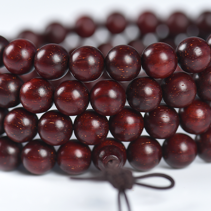 带星小叶紫檀佛珠-红掌柜