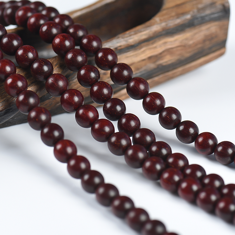 印度小叶紫檀108佛珠-红掌柜