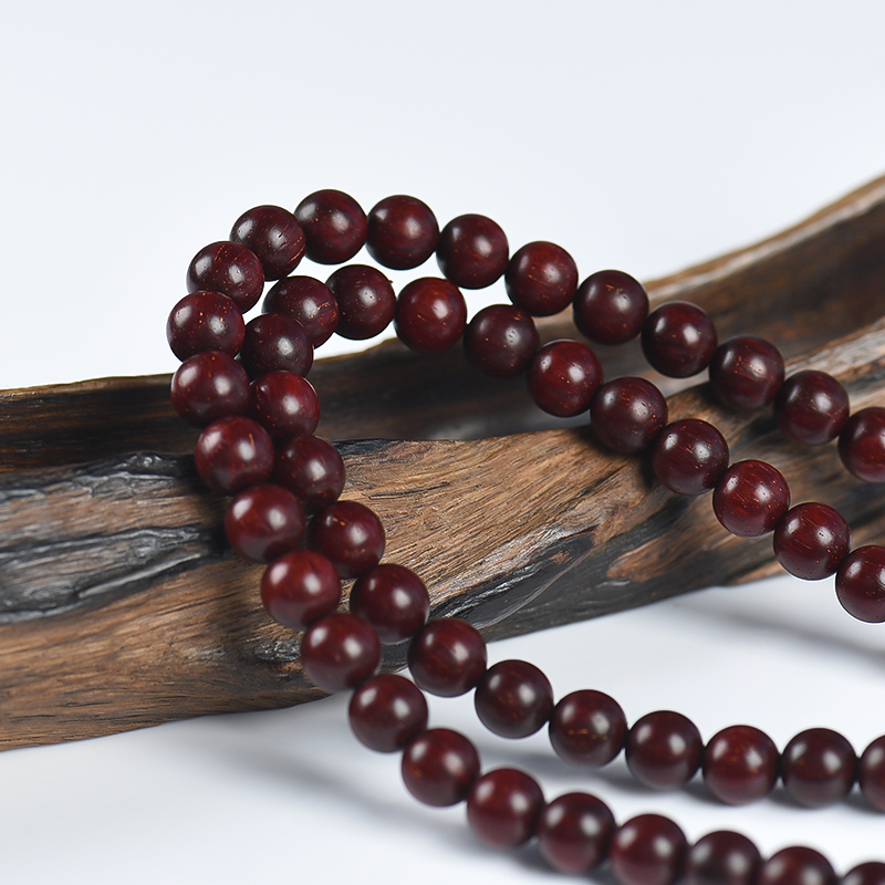 小叶紫檀佛珠-红掌柜
