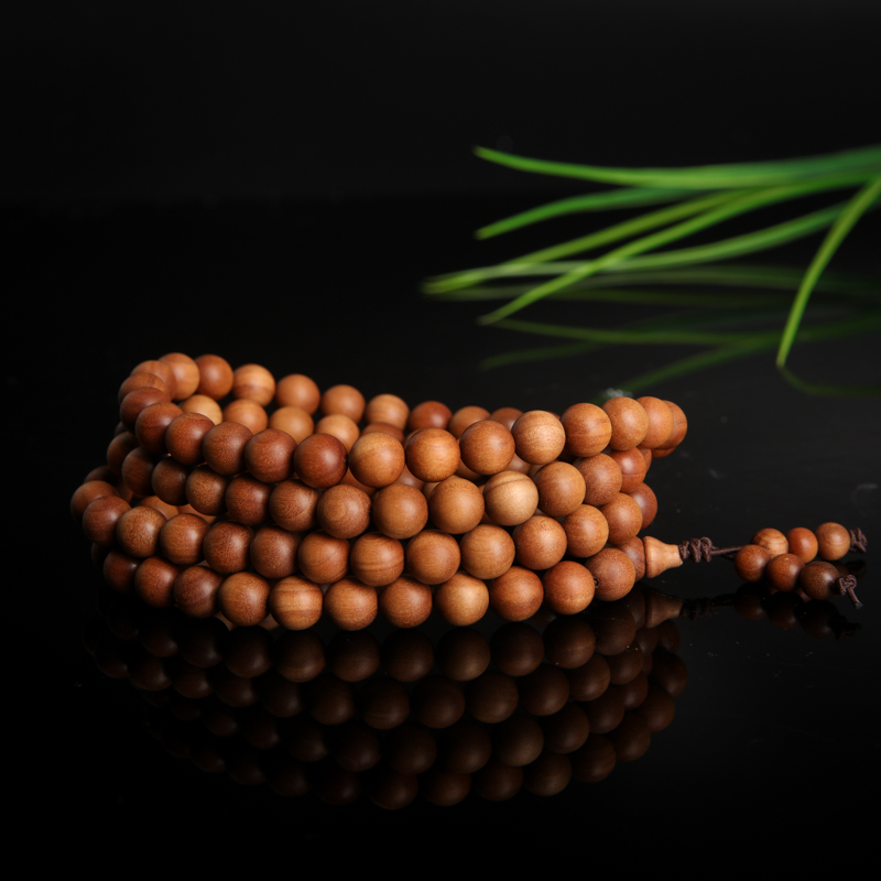 印度老山檀108佛珠-红掌柜