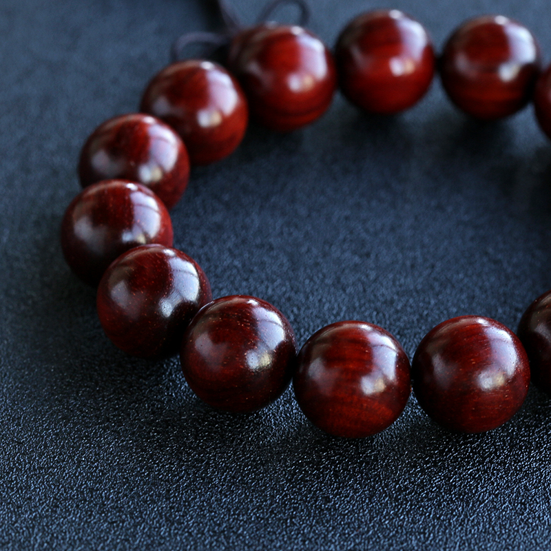 大鱼鳞纹小叶紫檀手串 - 红掌柜