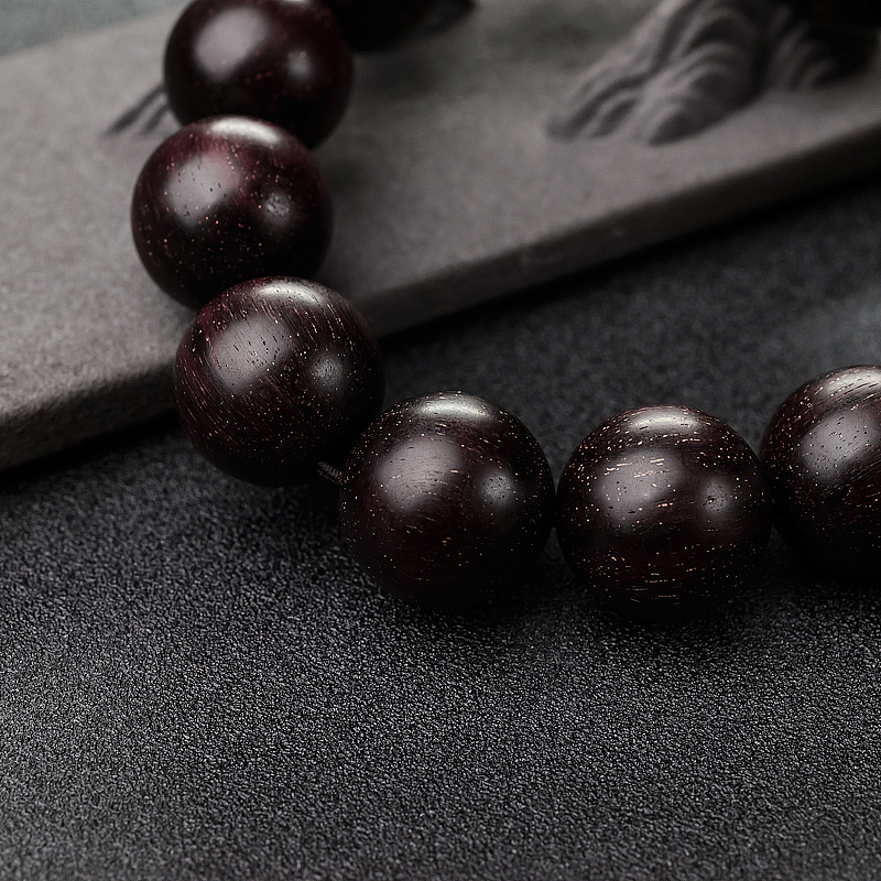 印度小叶紫檀单圈手串 - 红掌柜