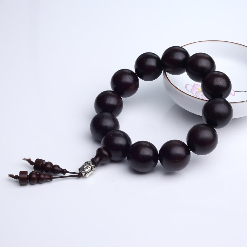 印度带星小叶紫檀单圈手串-红掌柜