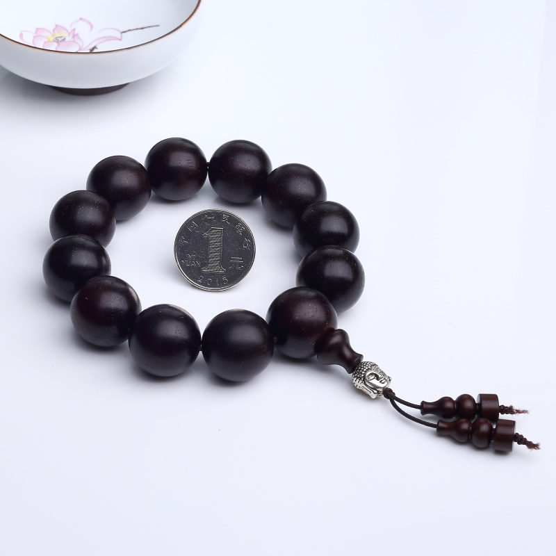 带星紫檀单圈手串-红掌柜