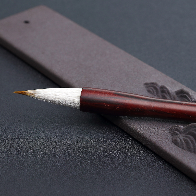 小叶紫檀毛笔-红掌柜