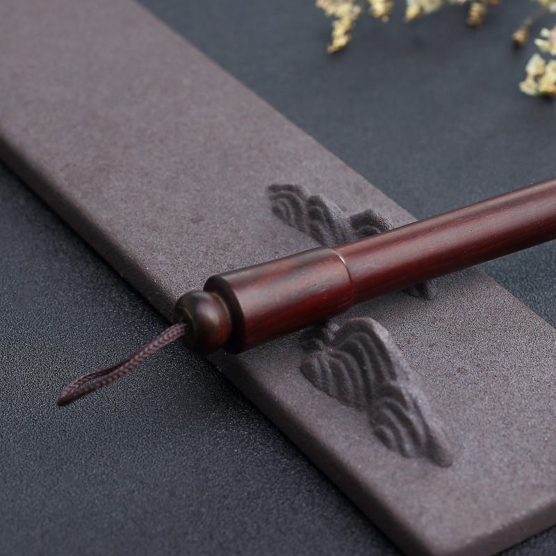 小叶紫檀毛笔-红掌柜