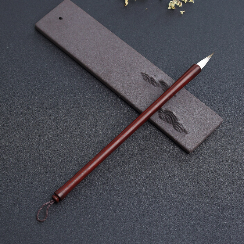 小叶紫檀毛笔-红掌柜