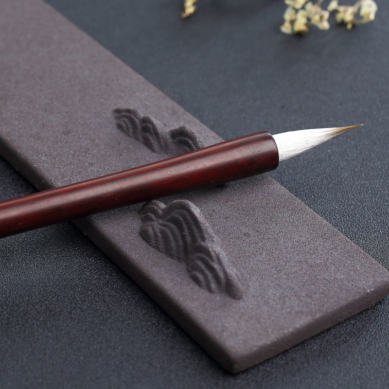 小叶紫檀毛笔-红掌柜