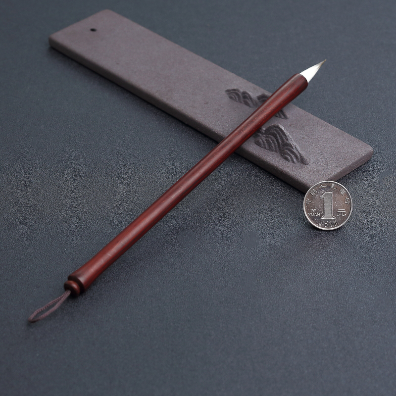 小叶紫檀毛笔-红掌柜